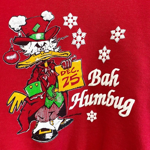 SCROOGE MCDUCK 'BAH HUMBUG' CREWNECK - ( XS-S) - Picture 3 of 3